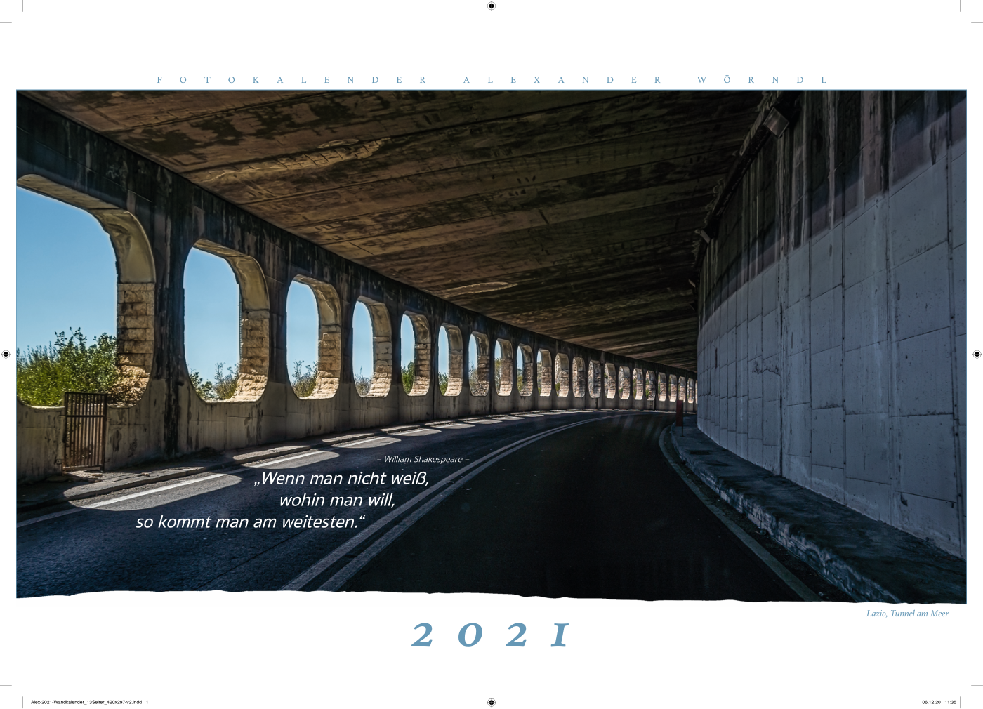 Kalender 2021 – Vorschau